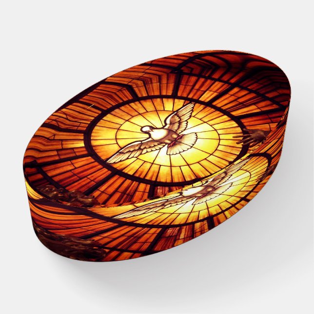The Holy Spirit (Bernini) Paperweight (Angled)
