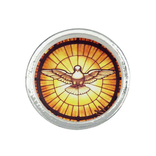 The Holy Spirit (Bernini) Ring (Front)