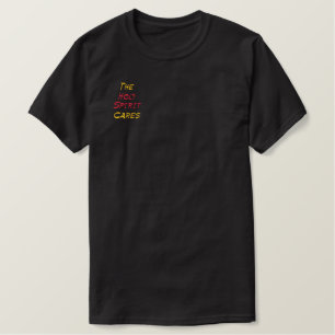 The Holy Spirit Cares Embroidered T-Shirt