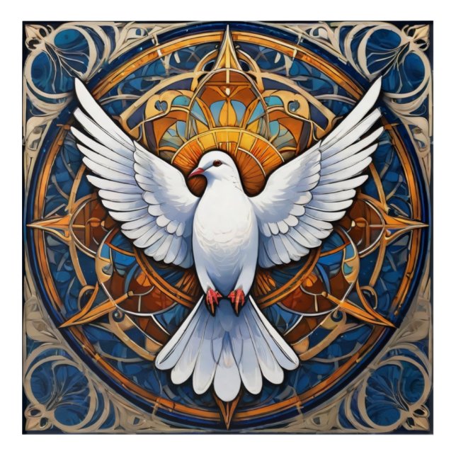 The Holy Spirit (dove) 1 Acrylic Print (Front)