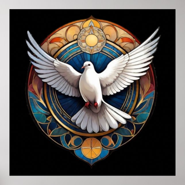 The Holy Spirit (dove) 3 Poster (Front)