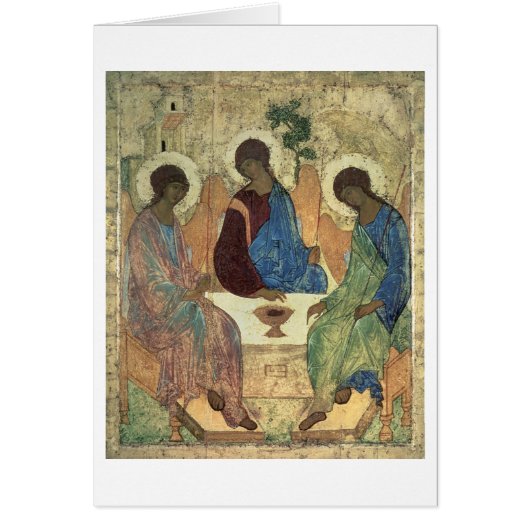 The Holy Trinity, 1420s (tempera on panel) Cards (Front)