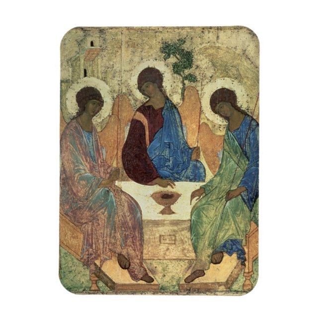 The Holy Trinity, 1420s (tempera on panel) Magnet (Vertical)