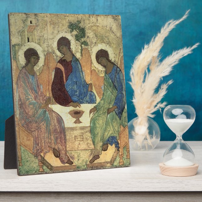 The Holy Trinity, 1420s (tempera on panel) Plaque (Side)