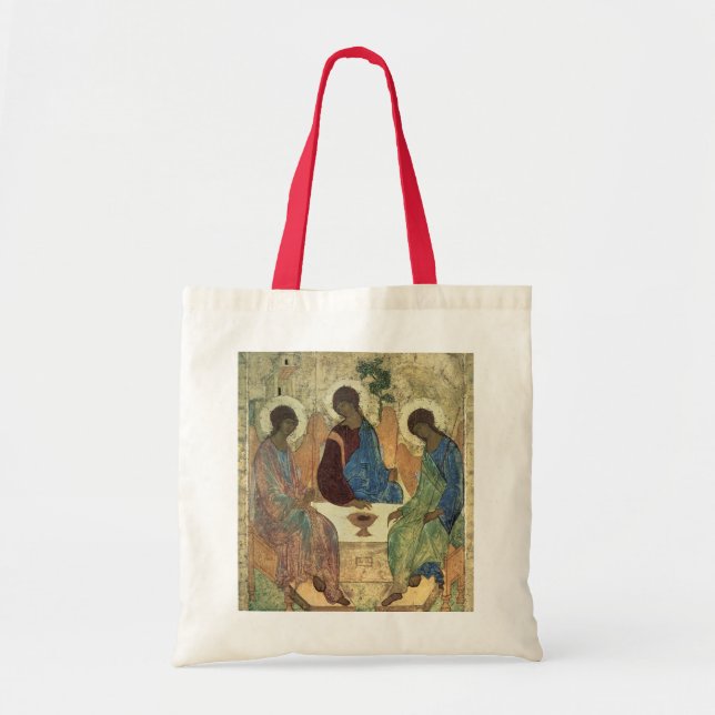 The Holy Trinity, 1420s (tempera on panel) Tote Bag (Front)