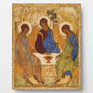 The Holy Trinity By Andrei Rublev Plaque