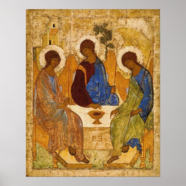 The Holy Trinity By Andrei Rublev Poster (Front)