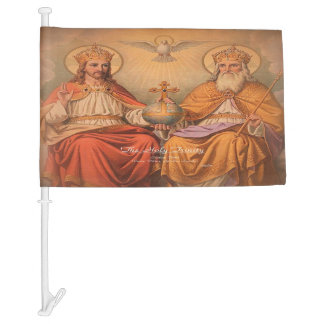 The Holy Trinity Car Flag