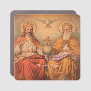 The Holy Trinity Car Magnet