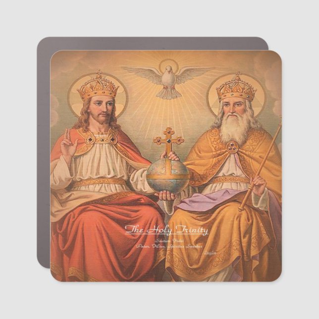 The Holy Trinity Car Magnet (Front)