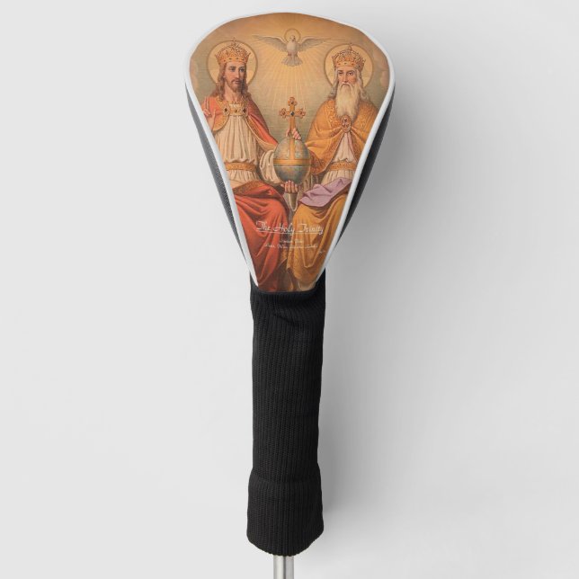 The Holy Trinity Golf Head Cover (Front)