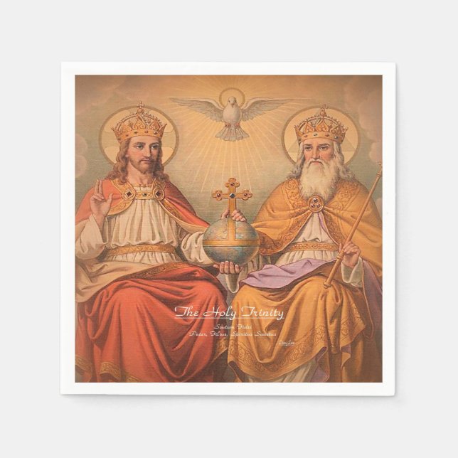 The Holy Trinity Napkins (Front)
