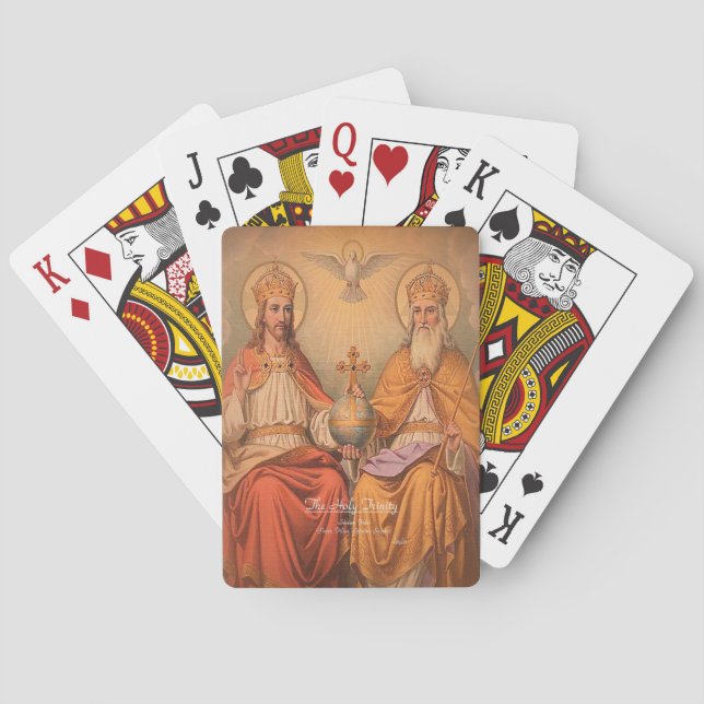 The Holy Trinity Poker Cards (Back)
