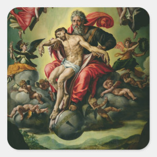 The Holy Trinity Square Sticker