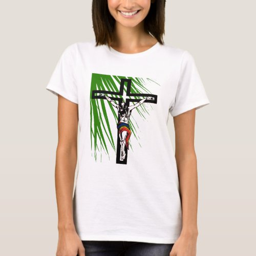 The Holy Week Christs Journey To The Cross T_Shirt