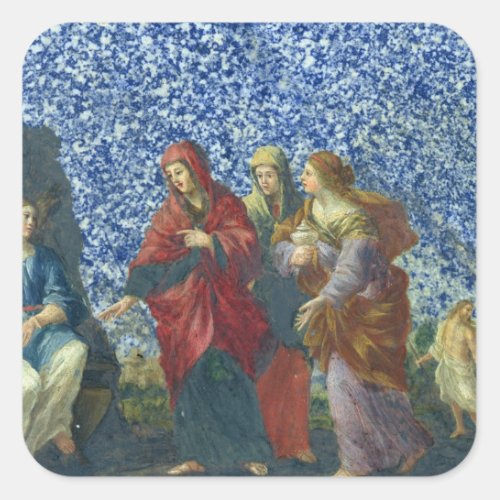 The Holy Women at the Tomb Square Sticker