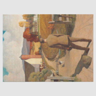 The Homecoming by Newell Convers Wyeth Tissue Paper
