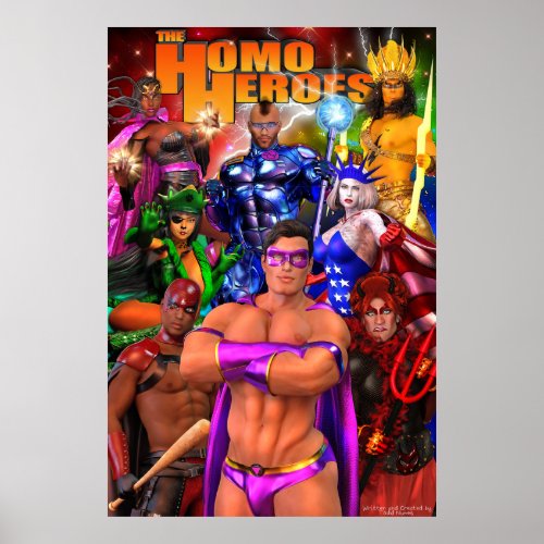 THE HOMO HEROES POSTER