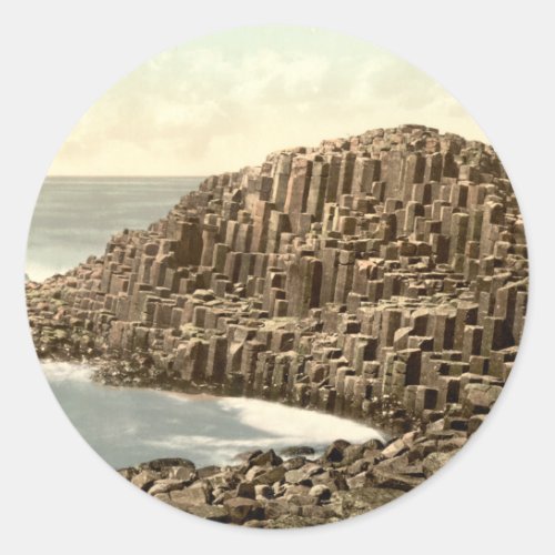The Honeycombs Giants Causeway County Antrim Classic Round Sticker