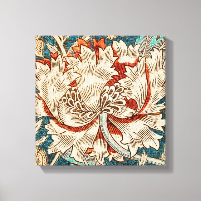 The Honeysuckle Pattern (William Morri-1876)  Canvas Print (Front)