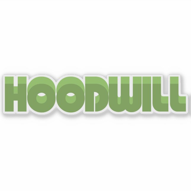 The Hoodwill Store Sticker (Front)
