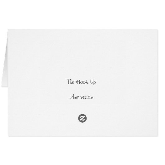 The Hook Up - Greeting Card (Back Horizontal)