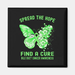 The Hope Find A Cure Bile Duct Cancer Awareness Magnet