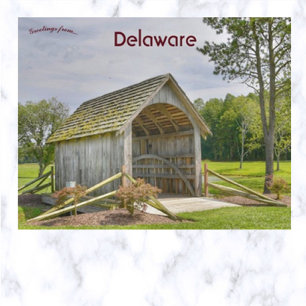 The Hopkins Heartland Bridge in Lewes Delaware Postcard