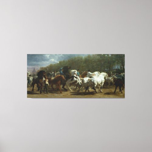 The Horse Fair by Rosa Bonheur Canvas Print