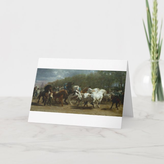 The Horse Fair by Rosa Bonheur Card (Front)