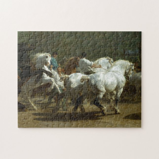 The Horse Fair by Rosa Bonheur Jigsaw Puzzle (Horizontal)