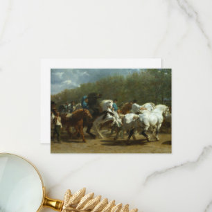 The Horse Fair by Rosa Bonheur Thank You Card