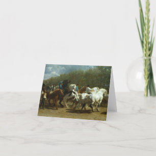 The Horse Fair by Rosa Bonheur Thank You Card