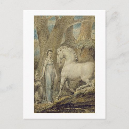 The Horse from William Hayleys Ballads c1805 Postcard