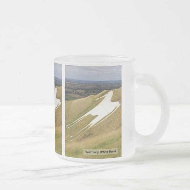 The Horse Frosted Glass Coffee Mug (Right)