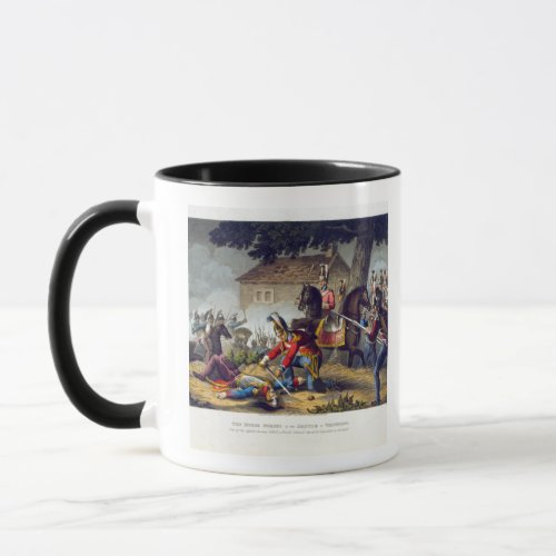 The Horse Guards at the Battle of Waterloo engrav Mug