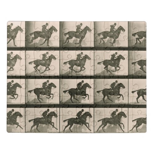 The Horse in Motion Early Vintage Motion Picture Jigsaw Puzzle