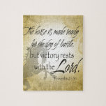 The Horse Is Made Ready Proverbs 21:31 Scripture Jigsaw Puzzle at Zazzle