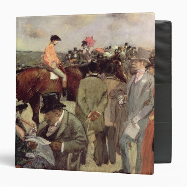 The Horse-Race, c.1890 3 Ring Binder (Front/Inside)