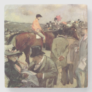 The Horse-Race, c.1890 Stone Coaster