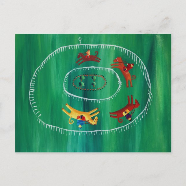 The Horse Race Postcard (Front)