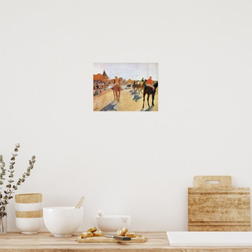 The Horse Races (The Parade), Edgar Degas Poster | Zazzle