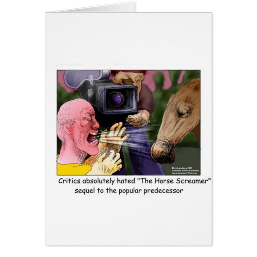 The Horse Screamer Funny Tees Gifts Cards More (Front)