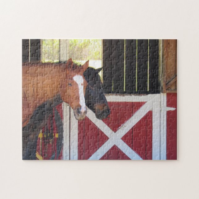 The Horse Stable - Farm Life Series - Puzzle (Horizontal)