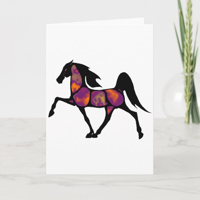 THE HORSE SUNSET CARD (Front)