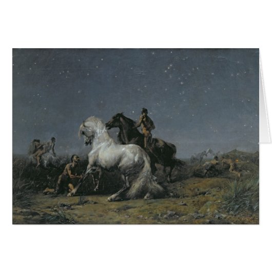 The Horse Thieves, 19th century Cards (Front Horizontal)