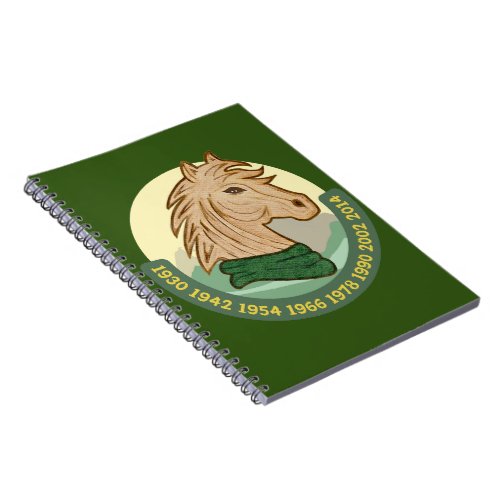 The Horse Through Generations Hoodie Notebook
