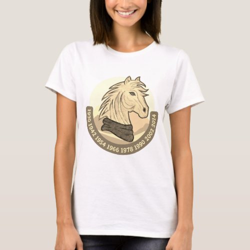The Horse Through Generations Hoodie T_Shirt