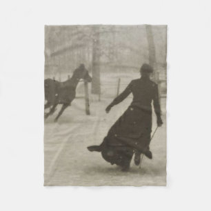 The Horse Trainer By Felix Thiollier 1899 Fleece Blanket