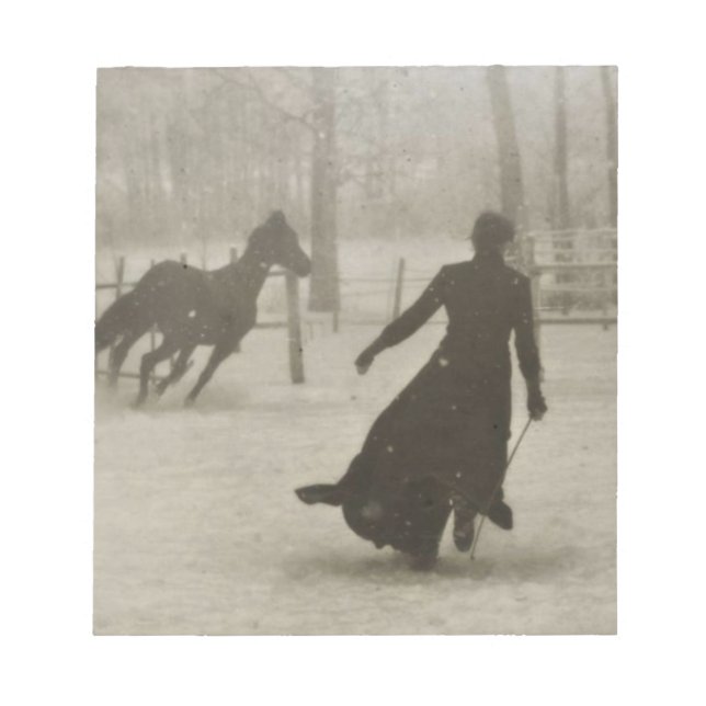 The Horse Trainer By Felix Thiollier 1899 Notepad (Front)